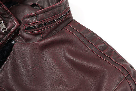 Chaqueta de Cuero PU para Hombre - Primavera y Otoño - Image 7