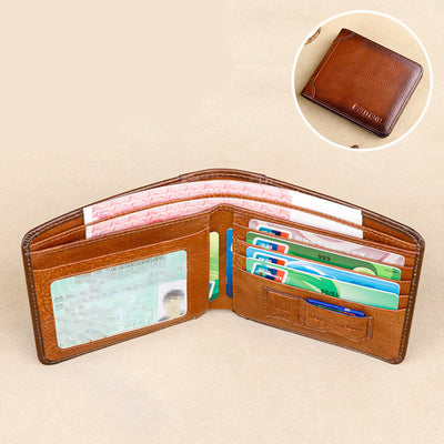 Billetera Horizontal de Cuero para Hombre con Gran Capacidad - Image 8