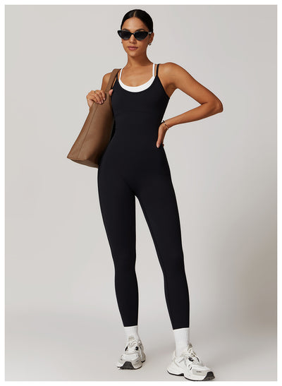 Jumpsuit Deportivo Bicolor con Tirantes Ajustables - Image 20