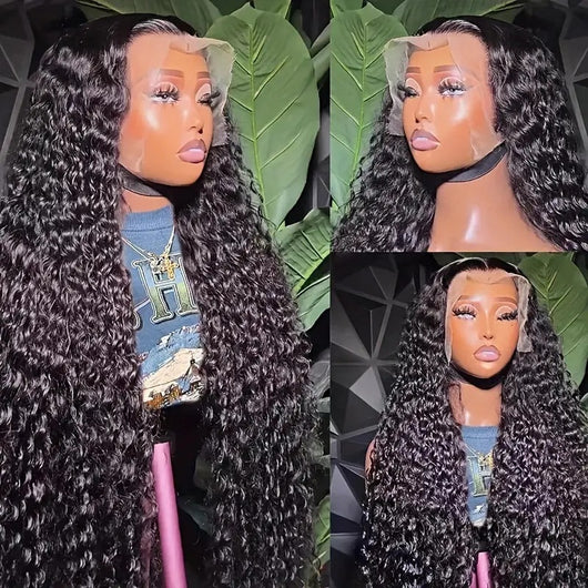 Peluca Afro Rizos Voluminosos con Encaje - Tubo Enrollado Pequeño - Image 4