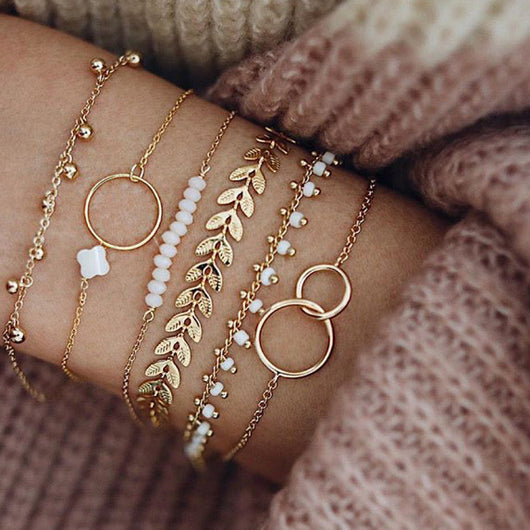 Pulsera de Flores y Flechas con Diseño Europeo y Americano