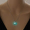 Pentagram Angel Luminous Pendant Accessories Azul Verde
