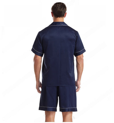 Pijama de Satén Mate Tipo Traje Fresco y Transpirable para Casa - Image 3