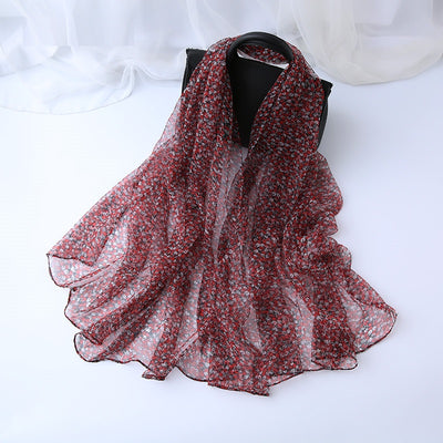 Pañuelo de Seda Decorativo Versátil para Mujer - Image 6