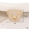 Jeans Button Hole Shoes Diy Accessories Bright Crystal Classic Estilo Ornament Accessories Upper Pearl Flower C294 Transparente