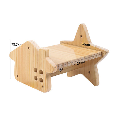 Árbol Rascador de Madera de Pino para Gatos - Sistema Modular de Pared - Image 7