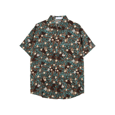 Camisa Suelta de Manga Larga con Solapa para Hombre - Image 7
