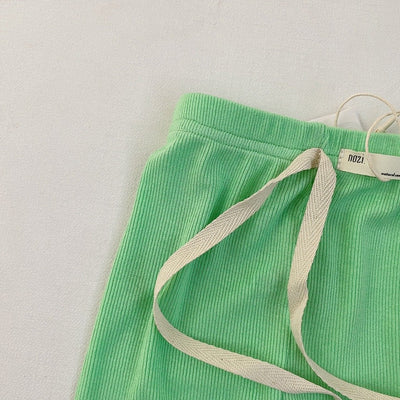 Leggings Elásticos con Cintura Ancha en Colores Pastel - Image 17