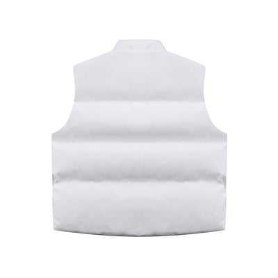 Chaleco de Algodón PU con Letras Bordadas para Hombre - Image 10