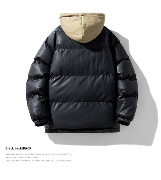 Abrigo Acolchado Coreano con Capucha - Diseño Moderno de Dos Capas - Image 14