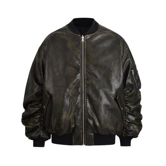 Chaqueta Acolchada Estilo Piloto Americano en Algodón - Image 11