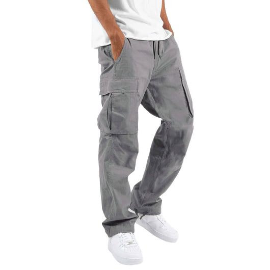 Pantalones Casuales con Múltiples Bolsillos y Cordón Ajustable - Image 91