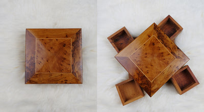 Caja Joyero Marrroquí Giratorio de Madera Artesanal - Image 4