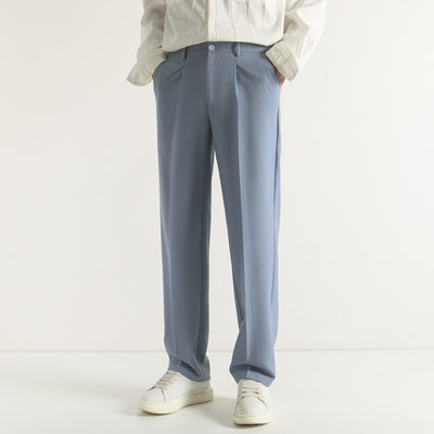 Pantalón de Traje Recto Casual Holgado para Hombre - Image 11