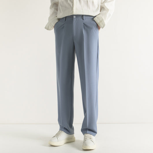 Pantalón de Traje Recto Casual Holgado para Hombre - Image 11