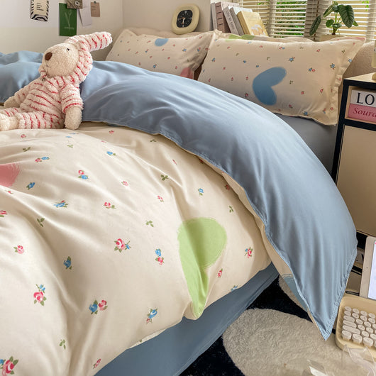 Funda Nórdica de Algodón Lavado para Cama de Estudiante - Image 24