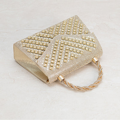 Bolso de Banquete Retro Europeo con Incrustaciones de Diamantes - Elegancia de Lujo - Image 12
