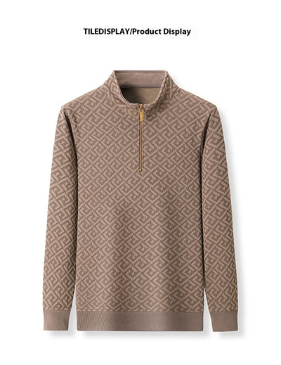 Camisa Casual con Cuello de Solapa y Cierre de Cremallera para Hombre - Image 12