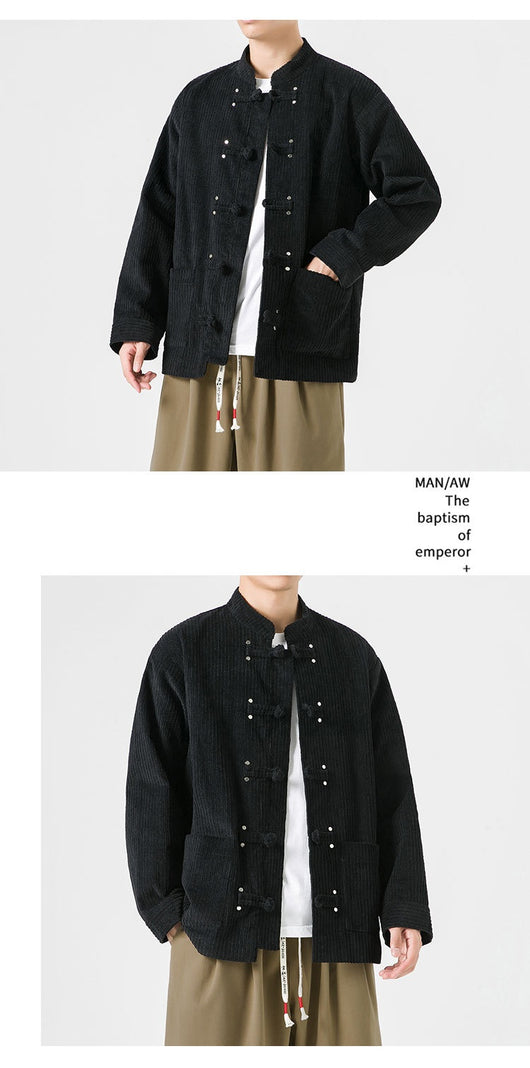 Chaqueta de Pana Han Mejorada - Abrigo Versátil de Algodón - Image 20