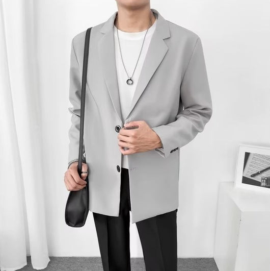 Blazer Casual para Hombre Estilo Preppy - Image 3