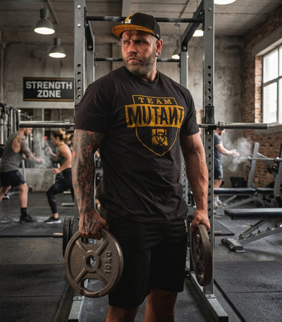 men's t-shirt, t-shirt, black, yellow, grey, athletic, casual