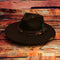 Sombrero Fedora de Fieltro de Lana con Diseño Occidental Artesanal y Pluma Decorativa
