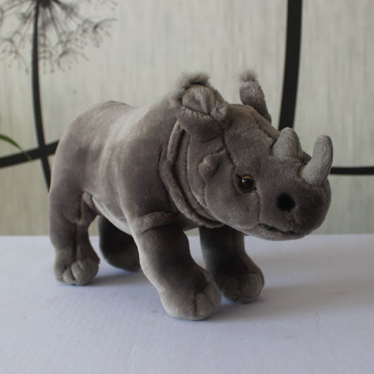 Peluche Rinoceronte de Dos Cuernos Realista - Image 4