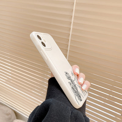 Funda para Teléfono con Marco de Foto de Chica de Líneas Simples - Image 11
