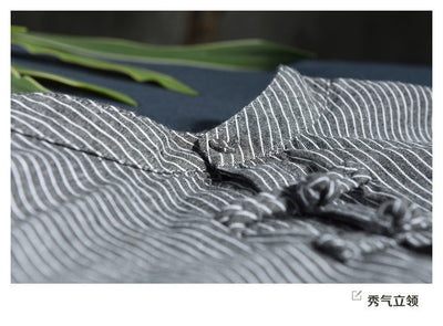 Camisa Cuadriculada Oversize Vintage con Detalles de Encaje - Image 11