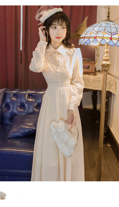 Vestido de Trabajo Estilo Mori Girl Literario con Temperamento Francés - Image 16