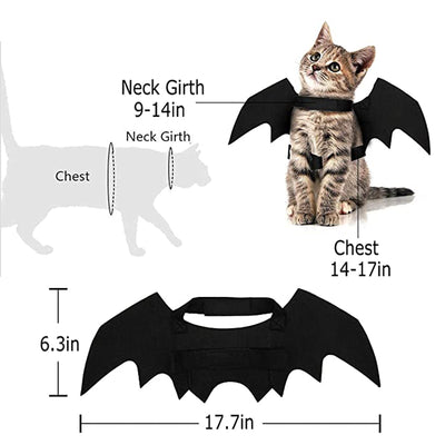 Alas de Murciélago para Mascotas - Disfraz Halloween para Gatos y Perros Pequeños - Image 10