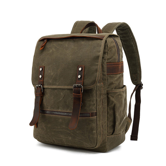Mochila Escolar Impermeable con Tratamiento de Cera