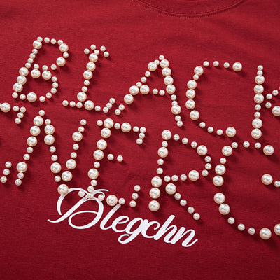 Camiseta Unisex con Letras de Cuentas - Image 3
