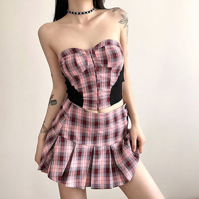 Conjunto Crop Top y Falda Ajustada - Estilo Moderno y Atrevido - Image 14