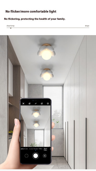 Lámpara de Pared Infantil Flor - Luz Moderna Estilo Crema para Dormitorio - Image 22
