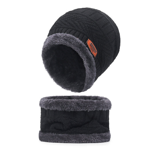 Gorro y Bufanda Térmica de Punto Grueso con Forro de Terciopelo para Invierno - Image 25
