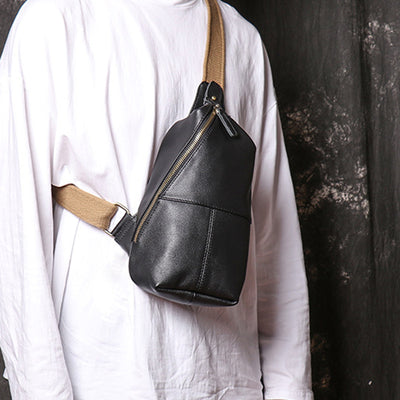 Bolsa Cruzada de Cuero para Hombre - Estilo Casual - Image 13