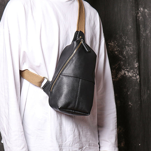 Bolsa Cruzada de Cuero para Hombre - Estilo Casual - Image 13