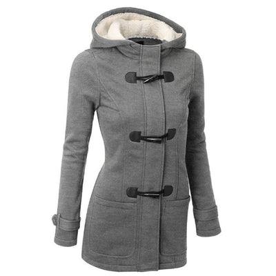 Abrigo Acolchado con Capucha para Mujer - Sudadera Térmica de Algodón - Image 4