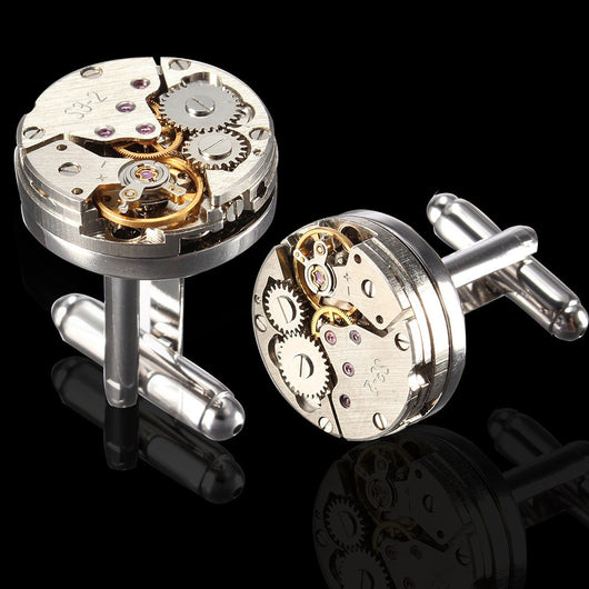 Gemelos con Movimiento de Reloj Mecánico para Hombre - Image 10