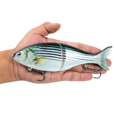 Señuelo Articulado de Metal con Conexión S - Hundible Multi-sección para Pesca - Image 9