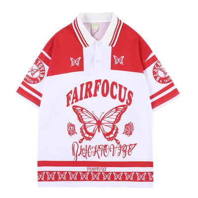 Camiseta Manga Corta Estampado Mariposas para Hombre - Image 4