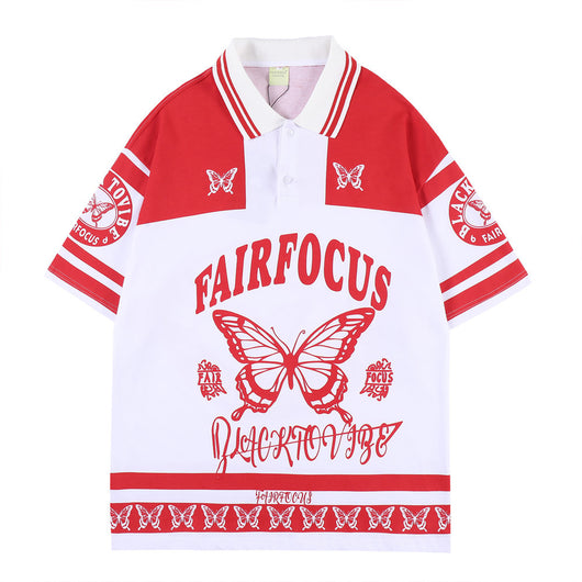 Camiseta Manga Corta Estampado Mariposas para Hombre - Image 4