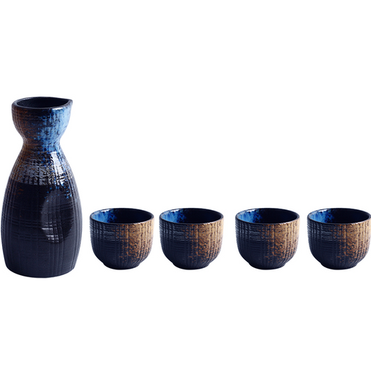 Juego de Botellas de Sake Cerámico Japonés - Image 5