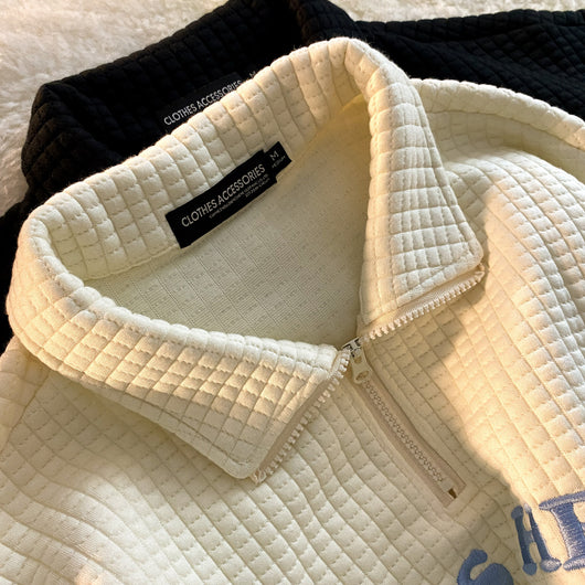 Suéter Polo Bordado para Parejas - Diseño Exclusivo para Mujer - Image 3