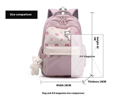 Mochila Escolar Osito Tierna Grande y Ligera para Primaria - Image 9