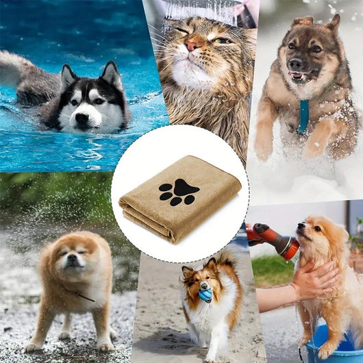 Toalla de Baño para Mascotas Secado Rápido Microfibra Extra Absorbente - Image 16