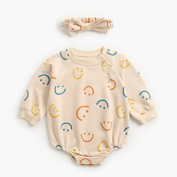 Mono Bebé Niña Estampado Dibujos Animados Primavera con Bolsa