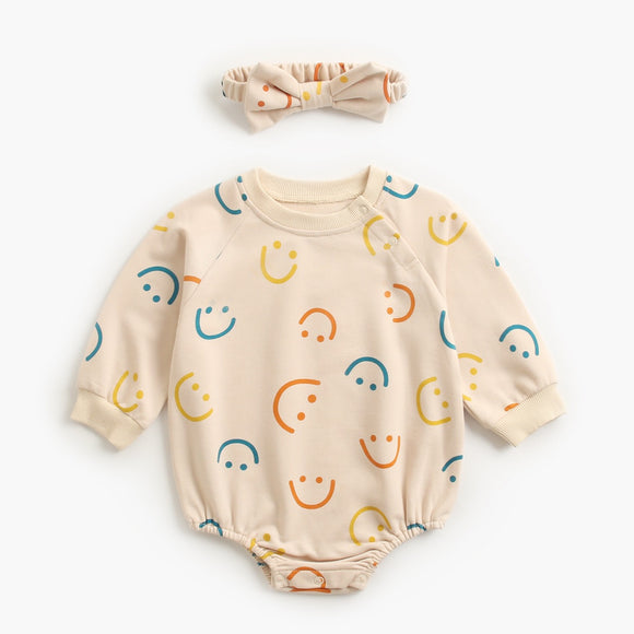 Mono Bebé Niña Estampado Dibujos Animados Primavera con Bolsa