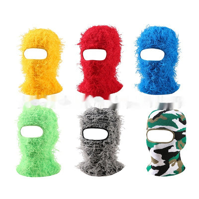 Gorro Hip Hop Colorido Unisex con Máscara - Abrigo Urbano Personalidad - Image 46